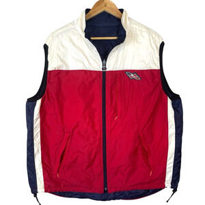 Vtg Polo Sport Ralph Lauren Reversible Puffer Vest XL Olympic Bubble 90s Rare